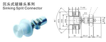 沉頭駁接頭型號(hào)JC-TC15